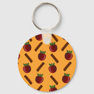 Porte-clés Motif Apple Cinnamon