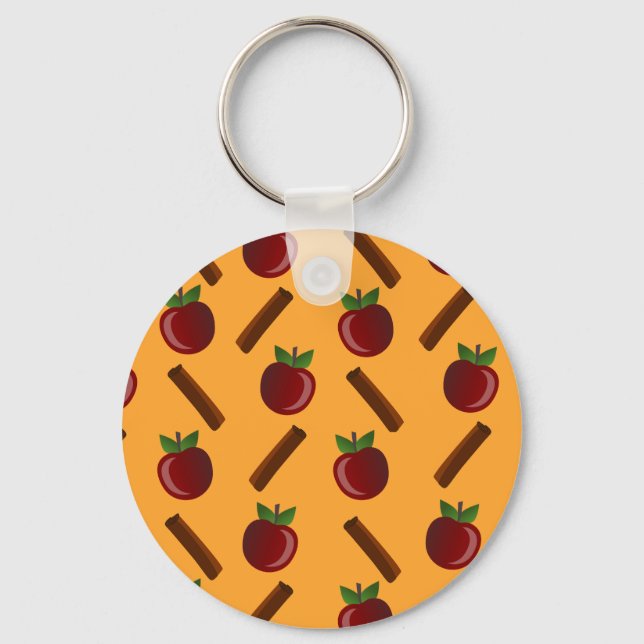 Porte-clés Motif Apple Cinnamon (Recto)
