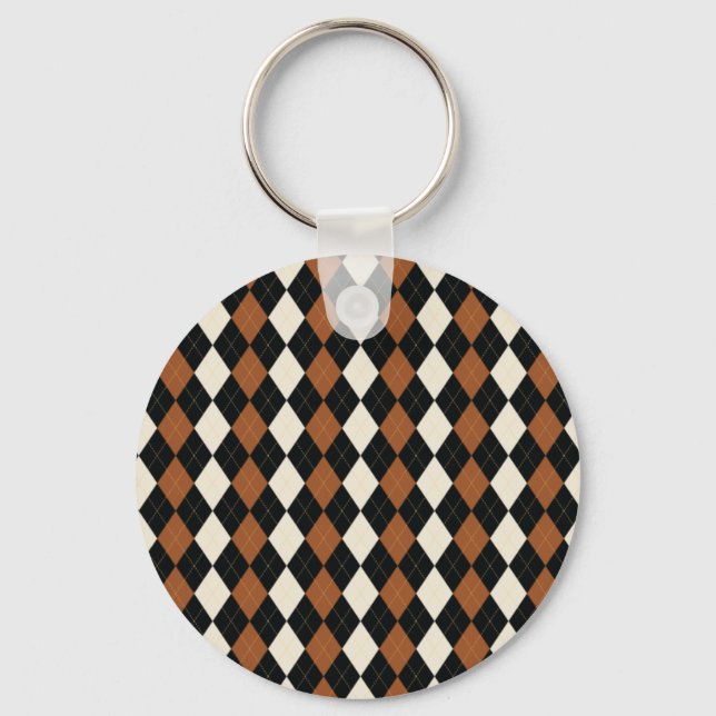 Porte-clés Motif Argyle (Recto)