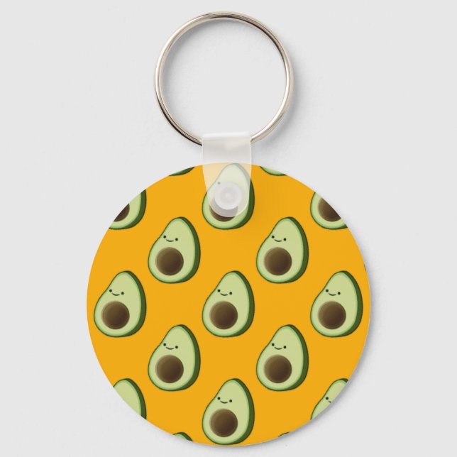 Porte-clés Motif Avocado (Recto)