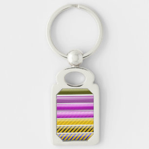 PORTE-CLÉS MOTIF BAR COLORÉ