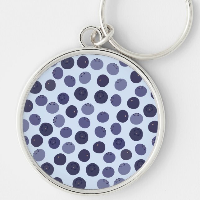 Porte-clés Motif Blueberry (Devant)
