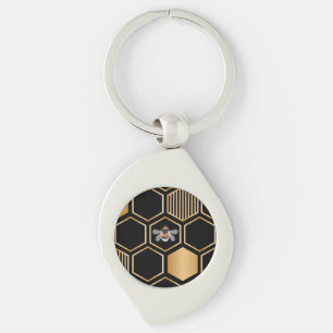 Porte-clés Motif d'abeilles