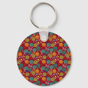 Porte-clés Motif de bonbons motif Lollies lollipop 32