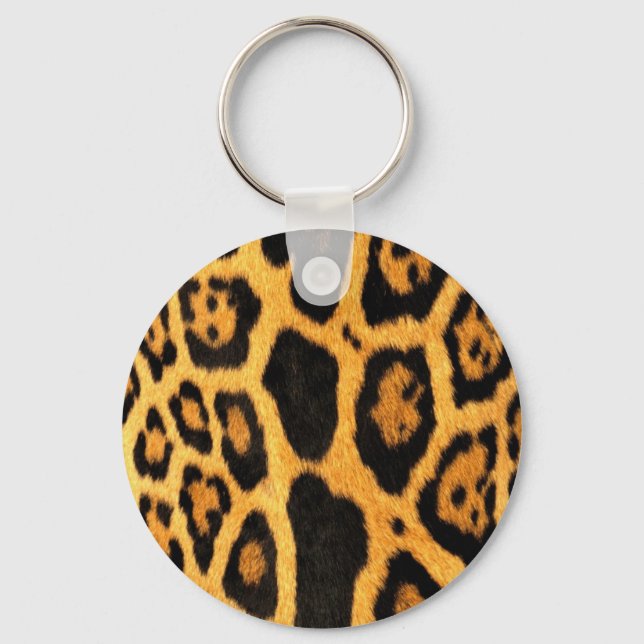Porte-clés Motif de fourrure de léopard (Recto)