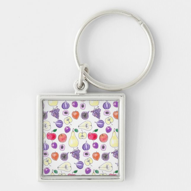 Porte-clés Motif de fruits (Devant)