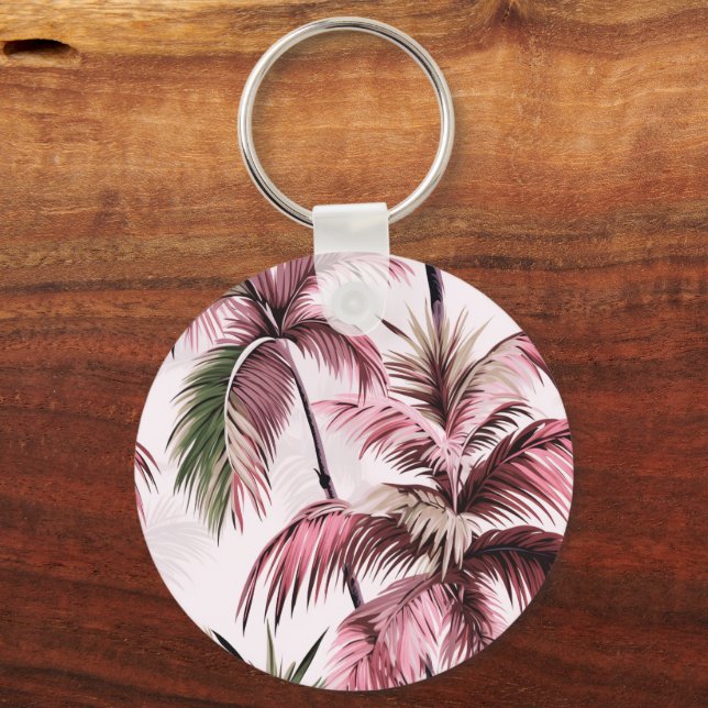 Porte-clés Motif de palme Ethereales rosé (Recto)