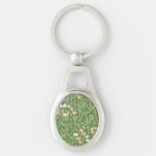 Porte-clés Motif de pois de senteur William Morris, botanique