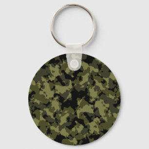 Porte-clés Motif de style militaire camouflage