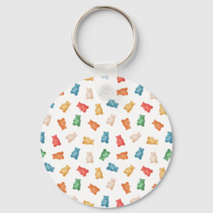 Porte-clés Motif des ours de gomme