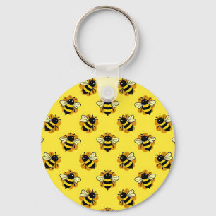 Porte-clés Motif d'été de jolie abeille