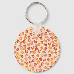 Porte-clés Motif Feuilles d'automne