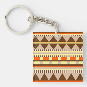 Porte-clés Motif géométrique