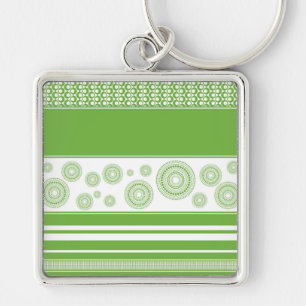 Porte-clés Motif, Grandes et Cercles : 2017 Pantone Green