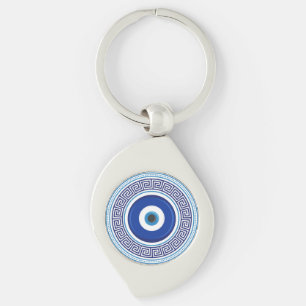 Porte-clés Motif grec mal oeil Nazar