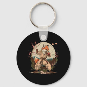 Porte-clés Motif Karaté Fox Taekwondo Jiu-jitsu Mma Kickboxin