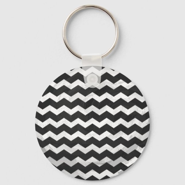 Porte-clés Motif Kohl Black Chevron (Recto)