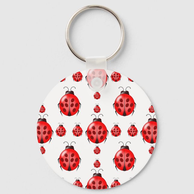 Porte-clés Motif Red Ladybug (Recto)