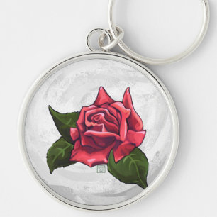 Porte-clés Motif rose