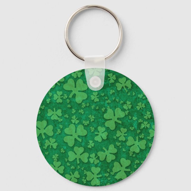 Porte-clés Motif shamrock (Recto)