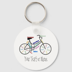 Porte-clés Motivational Bike, Vélo, Cyclisme, Sport, Hobby