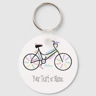 Porte-clés Motivational Bike, Vélo, Cyclisme, Sport, Hobby
