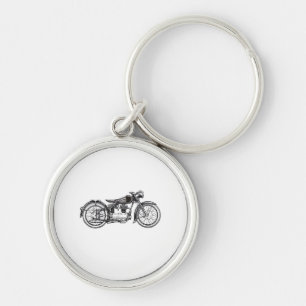 Porte-clés Moto Vintage Rétro _ J'Aime Ma Moto