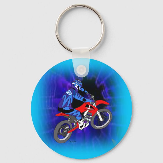 Porte-clés Motocross 203 (Recto)