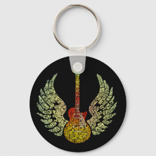 Porte-clés Mots de guitare WInge