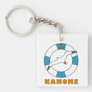 Porte-clés Mouette et anneau de natation