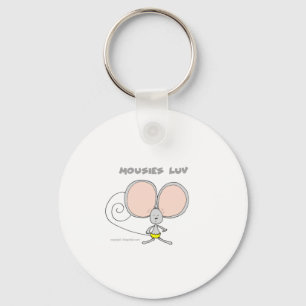 Porte-clés Mousies adorent assiette en carton pour fêtes