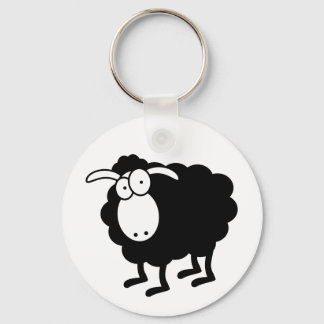 Porte-clés Mouton noir