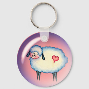 Porte-clés MOUTONS de BULLE par SHARON SHARPE