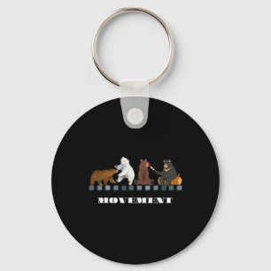 Porte-clés Mouvement 4b Four Bear Feminist Women Empower Grap