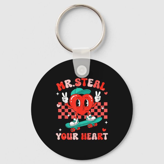 Porte-clés Mr Steal Your Heart For Boys Toddlers Valentine's  (Recto)