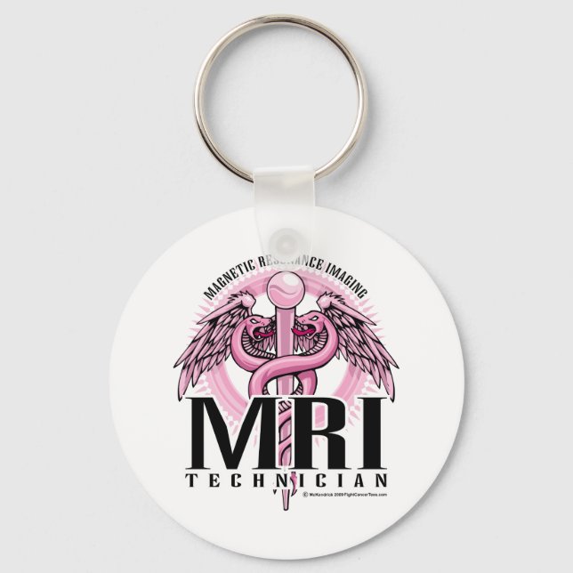 Porte-clés MRI Pink Caduceus (Recto)