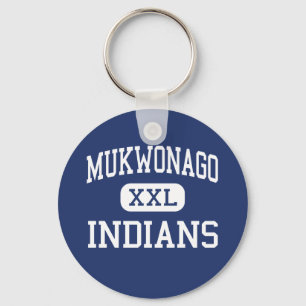 Porte-clés Mukwonago - Indiens - Haut - Mukwonago Wisconsin