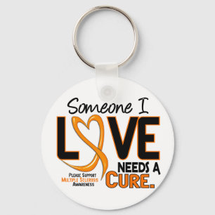 Porte-clés Multiple Sclerosis NEEDS A CURE 2