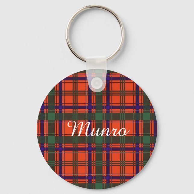 Porte-clés Munro clan Plaid Scottish tartan (Recto)