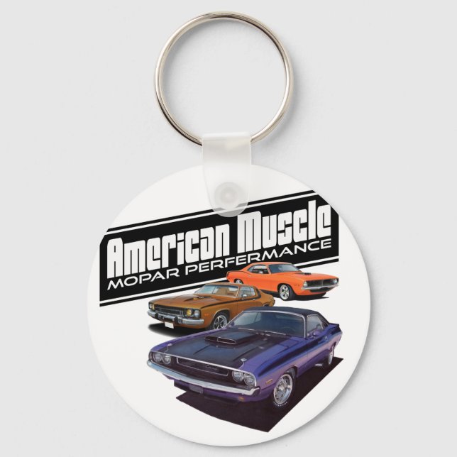 Porte-clés Muscle Mopar américain (Recto)