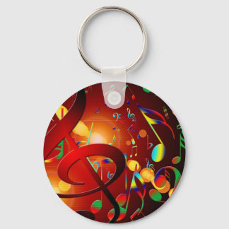 Porte-clés Music Destiny Chanson & Dance Notes Instruments