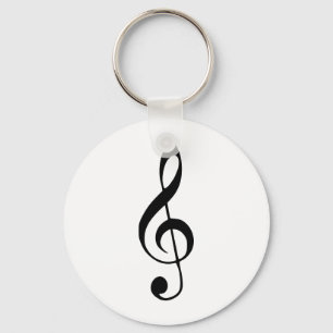 Porte-clés musique à clé violon