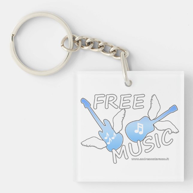 Porte-clés Musique libre (Devant)
