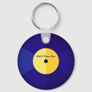 Porte-clés Musique Vinyl Record personnalisée