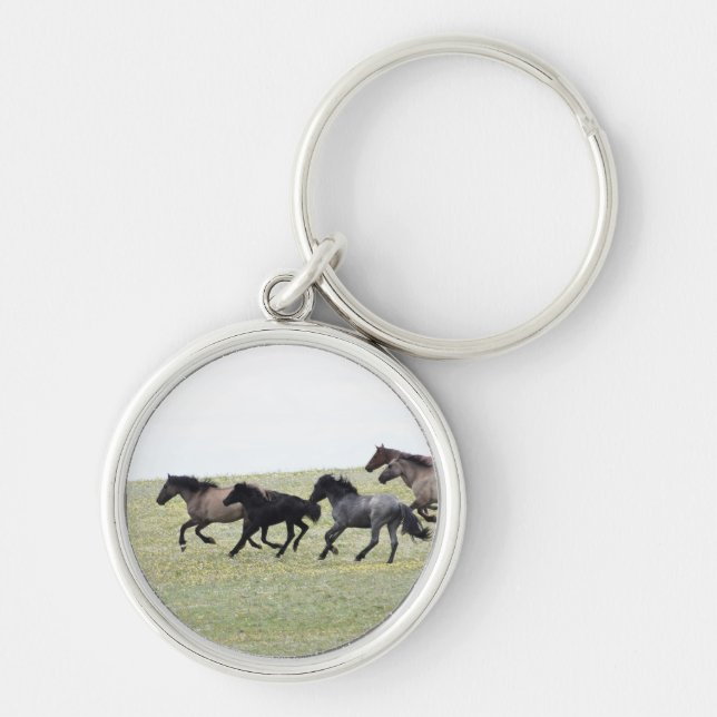 Porte-clés Mustangs de course - Porte - clé (Devant)