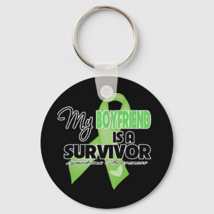 Porte-clés My Boyfriend is a Survivor - Lymphoma