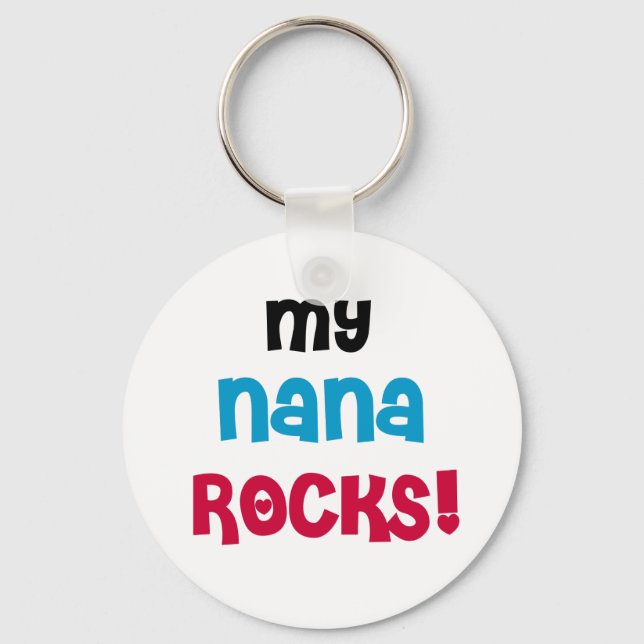 Porte-clés My Nana Rocks (Recto)