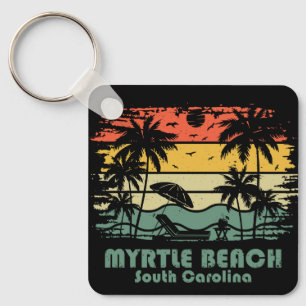 Porte-clés Myrtle Beach Caroline du Sud vintage