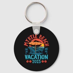 Porte-clés Myrtle Beach Vacation 2025 Souvenir Correspondant