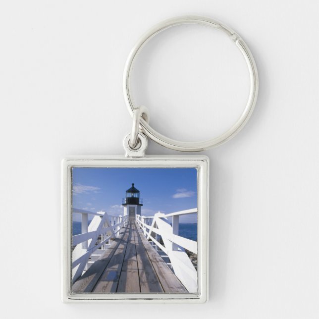 Porte-clés NA, USA, Maine, Port Clyde.  Point Marshall 2 (Devant)